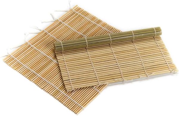 Bamboo Sushi Rolling Mat, Sushi roll maker, Sushi bazooka (11"x11")