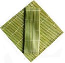2PCS Bamboo Sushi Mat Maker Dumpling Mat Non-Stick Dumpling Curtain Tray Sushi Rolling Mat Maker for Cooking Dumplings Noodles Sushi (Size : 24 * 24cm)