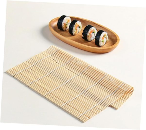 5pcs Bamboo Sushi Making Curtain Sushi Rolling Mat Sushi Making Tool for Home Restaurant - Image 2