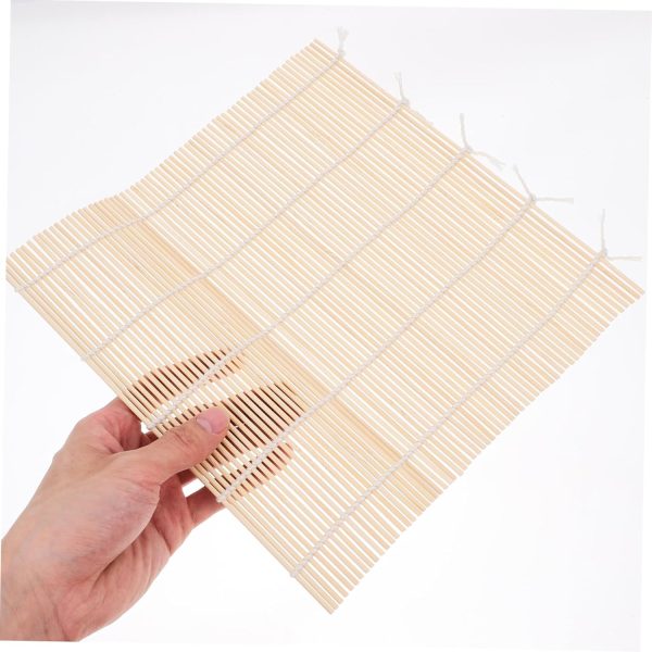4pcs Bamboo Sushi Mat Bamboo Sushi Rolling Pad for Making Curtain Rolling Pad Tool - Image 2