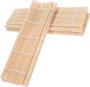 4pcs Bamboo Sushi Mat Bamboo Sushi Rolling Pad for Making Curtain Rolling Pad Tool