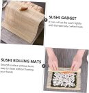 Bamboo Sushi Rolling Mats 6pcs Sushi Making Pads Bamboo Curtain Homemade Gadget Smooth Surface for Easy Rolling