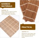 2pcs Bamboo Sushi Mat Bamboo Sushi Rolling Pad Curtain Rolling Pad Making Tools for Kitchen