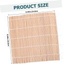 Complete Sushi Making Kit 9 Piece Set Bamboo Mat Rolling Tool and Sushi Knife for Home
