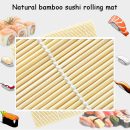 Bamboo Sushi Rolling Mat, Sushi Roller, Sushi Maker, Bamboo Mat For Sushi Roll- 4 PCS