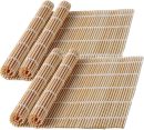 Bamboo Sushi Rolling Mat, Sushi Roller, Sushi Maker, Bamboo Mat For Sushi Roll- 4 PCS